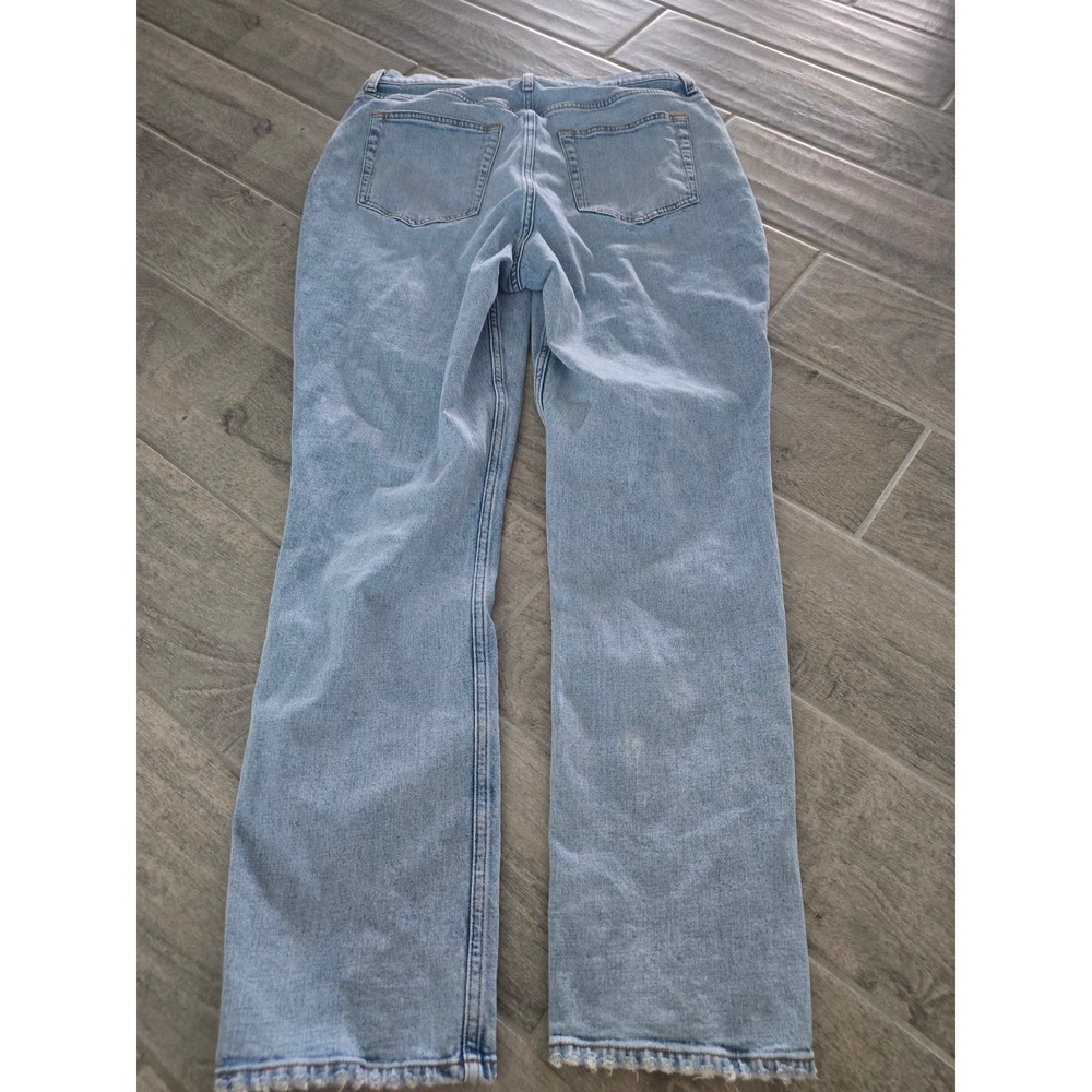 Abercrombie & Fitch Curve Love 90s Slim Straight Ultra High Rise Jeans 33 - Picture 8 of 8